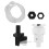 On Off Push Button Switch for Garbage Disposal, Pneumatic Switch Featuring Water and Electricity Separation Technology, Air Buttons with Self-Lock 8