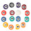 16PCS Umweltfreundliche Harz Mini 2,5 CM Kinder 1
