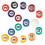 16PCS Umweltfreundliche Harz Mini 2,5 CM Kinder 7