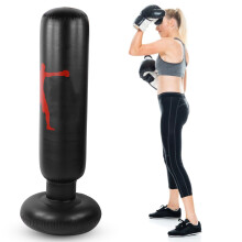 160 cm PVC aufblasbarer Springballdoppelwandige Boxsack für Fitness, freistehend