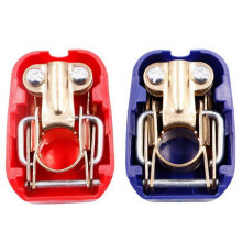 (Copper) Copper Battery Terminal Clamps On/Off, Top Post Battery Disconnect Switch 12v for Car Marine Boat Rv ATV