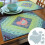 (M) Weekend Chicken Patchwork Quilting Template, Chicken Quilt Templates, DIY Sewing Pattern Acrylic Sewing Template 5