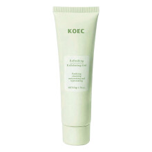(1PCs) Green Tea Gel Cleanser Purifying Exfoliating Gel Deep Pore Facial Scrub for Blackheads & Dead Skin Removal
