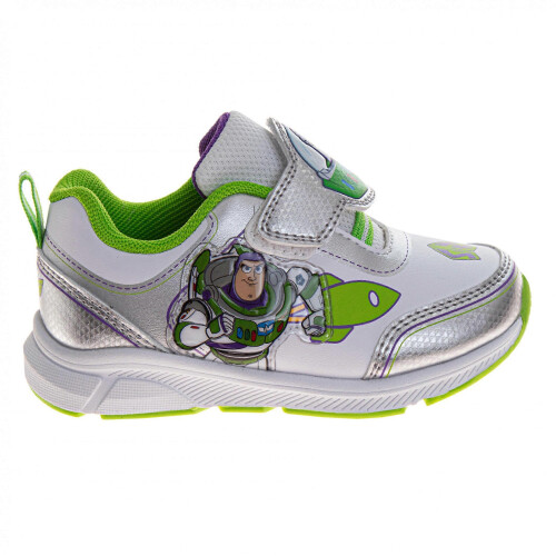 (Size 7,Green)Toy Story Buzz Lightyear Kid's Sneakers 1