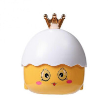 Cute Jewelry Box Simple Dust-proof Acrylic Crown Double Layer Separation Earrings