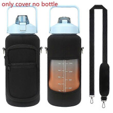 (11Metal Buckle) 2L Water Bottle Cover Insulator Sleeve Bag Tumbler Bottle Case Bag With Strap Portable