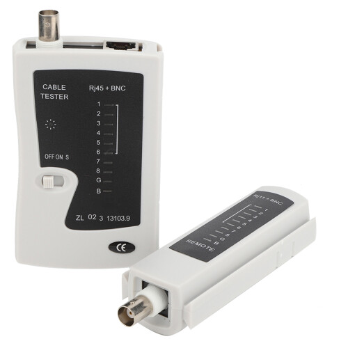 YG468B Professioneller RJ45+BNC-Kabeltester 2