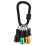 6Pcs Keychain Verlängerung Bar Hex Schaft 3