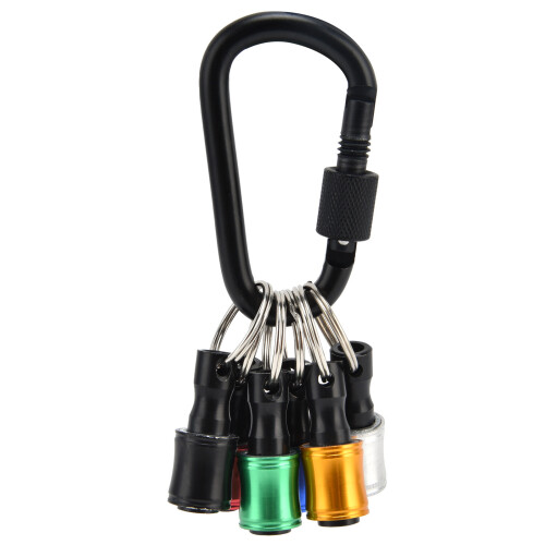 6Pcs Keychain Verlängerung Bar Hex Schaft 2