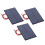 3Pcs Solar Panel Kleine Power Modul Bord + 30CM 4