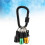 6Pcs Keychain Verlängerung Bar Hex Schaft 12