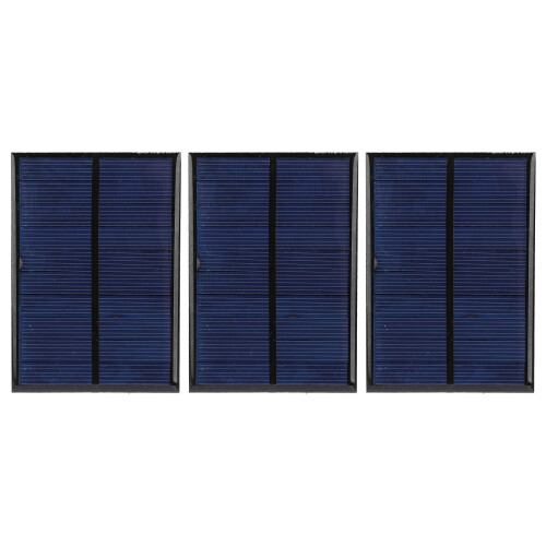 3Pcs Solar Panel Kleine Power Modul Bord + 30CM 2