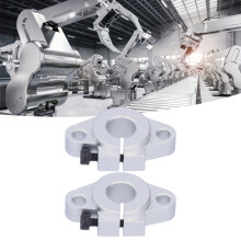 2 Stück SHF12 Aluminiumschiene Support für 12 mm Achse, 47 mm Länge