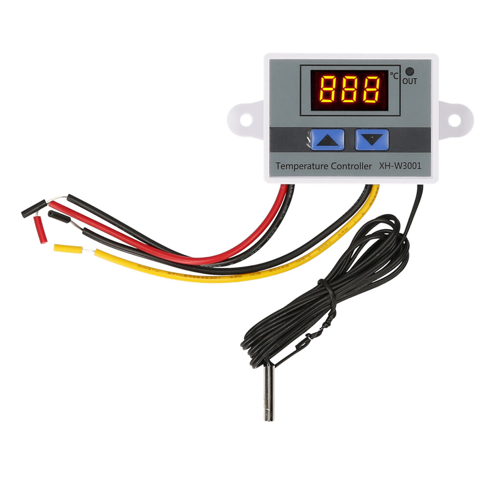 Elektronischer Temperaturregler, LED-Anzeige,