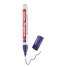 (Purple) Permanent Marker 1.00mm Fine Bullet Tip Quick-Drying & Smudge-Proof for All Surfaces Plastic Wood Metal Glass