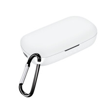 Étui de protection anti-chute pour coque avec mousqueton-Blanc
