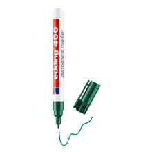 (Green) Permanent Marker 1.00mm Fine Bullet Tip Quick-Drying & Smudge-Proof for All Surfaces Plastic Wood Metal Glass
