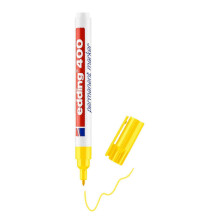 (Yellow) Permanent Marker 1.00mm Fine Bullet Tip Quick-Drying & Smudge-Proof for All Surfaces Plastic Wood Metal Glass