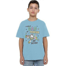 (5-6 Years,Sky Blue)Toy Story 4 Boys Love Dad Buzz Lightyear T-Shirt