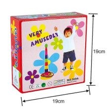 Child Indoor Outdoor Colorful Piling Ring Separable Throw Circle Toy Set Parent-child