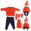 Puppenkleidung, Pullover, Hose, Mütze, Schal, 8
