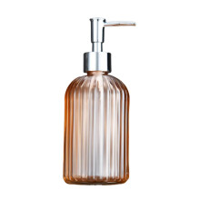 (Orange) Soap Dispenser with Rust Proof Pump 16 Oz Dish and Hand Soap Dispenser Liquid Dispenser for Kitchen Dish Soap Bathroom Soap