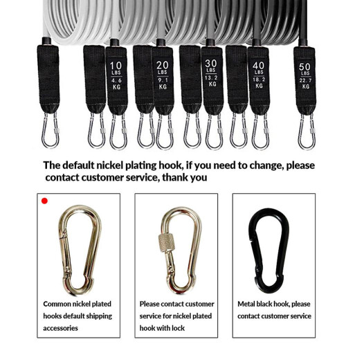 (150 Lbs) Elastic Exercise Bands Multipurpose Exercise Training Expander for Indoor Gym 2