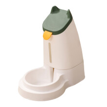 Cat Feeder Cat Automatic Feeder And Water Pet-Matcha green