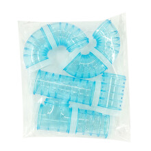 Hamsters Fun Tunnels Guinea-Pigs Plastic Tube DIY-Blue