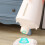 Pet Feeder Cat Feeder Cat Water Dispenser Cat-cloud white 5