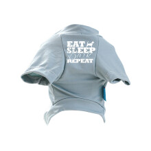 Hondent-shirt "Eat Sleep Bark- Repeat" voor middelgrote-XS