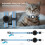 Reflective Pet Collar with Waterproof Tracker-Holder-Black 2