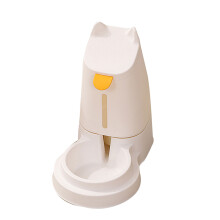 Cat Water Dispenser Cat Feeding Watering Cat-cloud white
