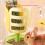 Grass Rack Hay Feeder for Rabbit Pet Cage Hanging Hay Feeder-Y 6