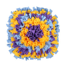 Dogs Snuffle Mat Puppies Puzzle Feeders Toy-yellow blue purple