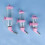 Hamster Drinker Plastic Waterfles Dispenser Feeder-blauwe L 4