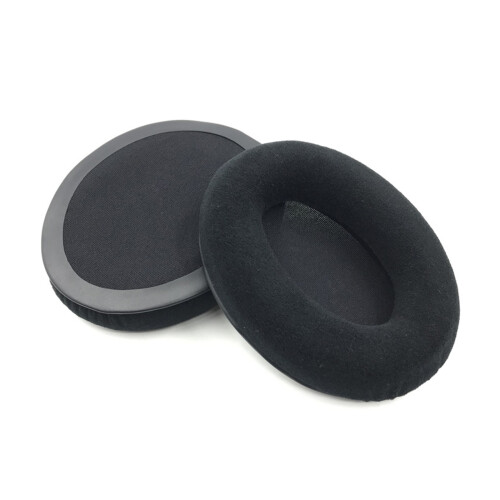 Coussinets d'oreille de remplacement pour casque-Flanelle noire