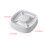 Slow Feed Plastic Dog Slow Feeding Eating Bowl Stop-White 3
