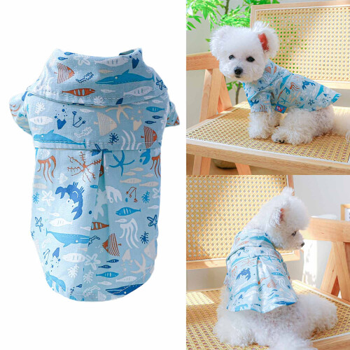 Petits chiens T-Shirt chiots chemise décontractée à deux-M 1