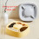 Slow Feed Plastic Dog Slow Feeding Eating Bowl Stop-White 7