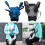 Pet Carrier Backpack Front Legs Out Dog Carrier Backpack-S Blue 3