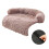Pet Dog Sofa Bed Winter Warm-Khaki rounded corner Detachable 1