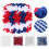 Hondensnuffelmat Interactieve puzzelvoeders-blauw wit grijs 6