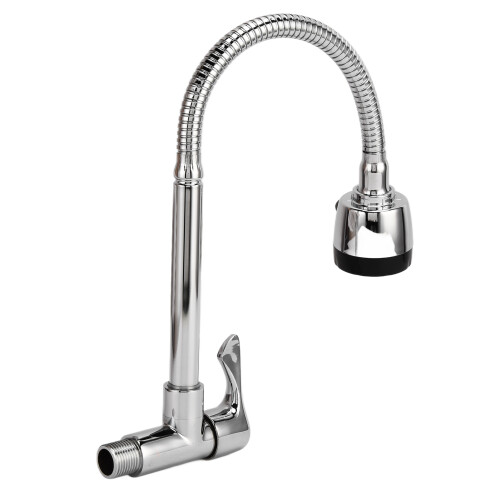 Pull Down Kitchen Faucet with 360 Rotation Copper Finish Adjustable Flow 2
