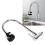 Pull Down Kitchen Faucet with 360 Rotation Copper Finish Adjustable Flow 1