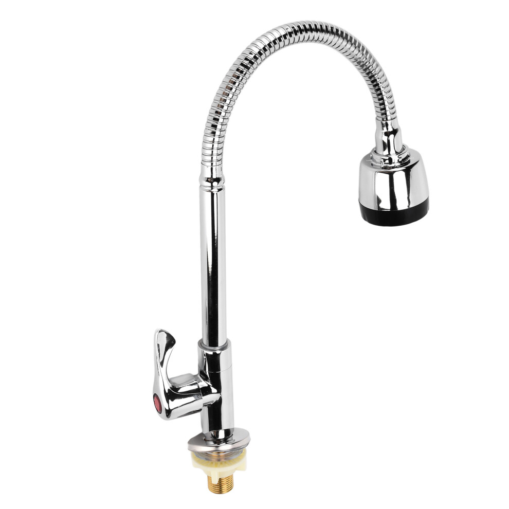Rotatable Copper Kitchen Sink Faucet 360 Pull Down Easy Install G1/2 3341376952126