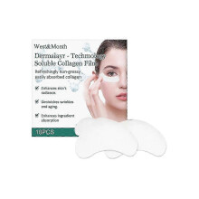 (40pcs) Highprime Collagen Film Collagen Soluble Patches Film Anti-Aging Eye Mask Wrinkles Remover Moisturizing Face Lifting