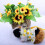 Rabbit Harness Soft Guinea-Pig Walking Lead-yellow pineapple L 6