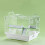 Luxury Dwarf-Hamster Cage Small Animal-Pink platform on whi 3