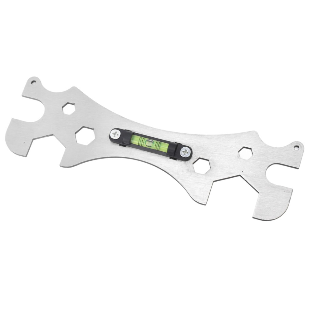 Multifunction Hex Wrench, Bubble Level, Kitchen Faucet Tool, Stainless Steel Shower Wrench, Home Maintenance 9347817729443